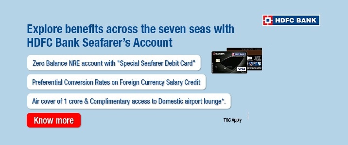 Hdfc Bank Seafare's Account