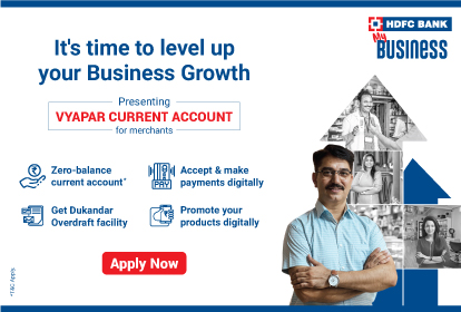 Vyapar Current Account for Merchants