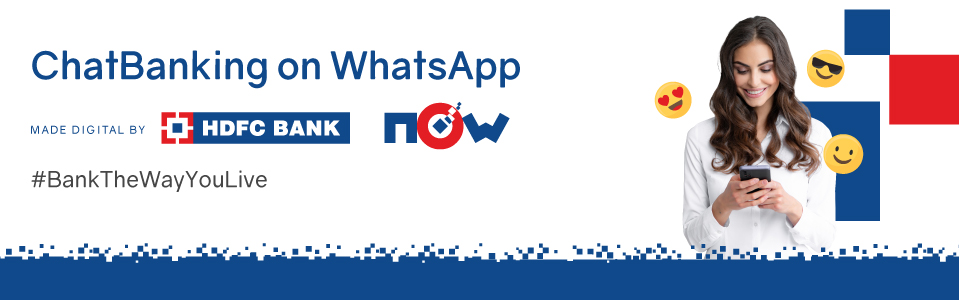 WhatsApp Banking Services Online - Secure Chat Banking | HDFC Bank