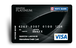 Easyshop Platinum Debit Card Ultimate Cash Back Card On Shopping Hdfc Bank