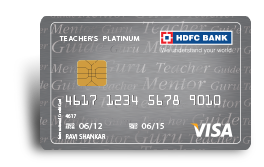 HDFC Teachers Platinum Credit Card