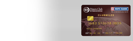 HDFC Diners Club Miles Credit Card