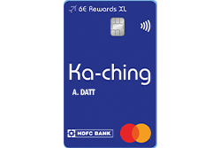 6e Xl Rewards Indigo Credit Card By Hdfc Bank