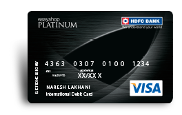 EasyShop Platinum Debit Card - Ultimate Cash Back Card on Shopping | HDFC Bank