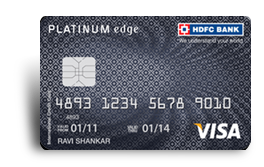 Platinum Edge Credit Card Eligibility Criteria Hdfc Bank