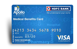 Medical Card Exclusive Apollo Medical Benefit Card For Corporates From Hdfc Bank Duplicate